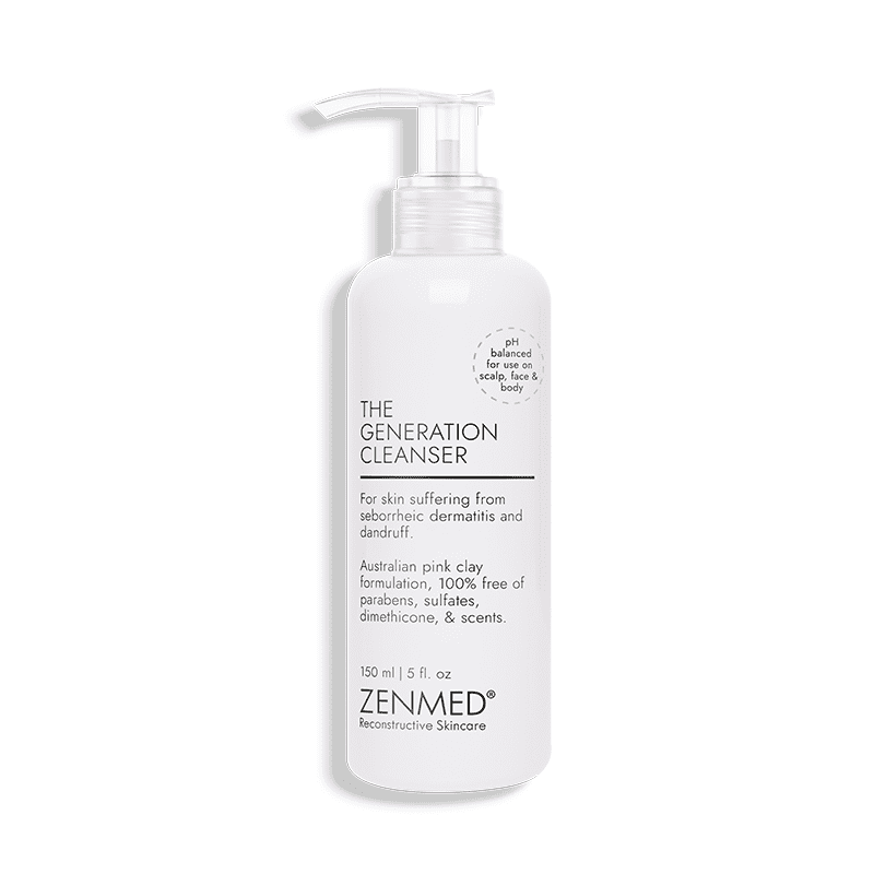 ZENMED THE Generation Cleanser for Seborrheic Dermatitis, Malassezia yeast, acne, eczema, dermatitis