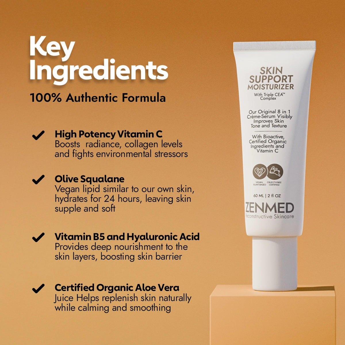 Skin Support Moisturizer - Support Serum RENAMED, Original Formula